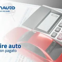 Verifica pagamento bollo auto anni precedenti. Auto rossa, calcolatrice e documenti. Comauto: demolizioni e ricambi.