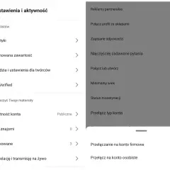 Ustawienia prywatności konta na Instagramie. Zobacz, jak zrobić konto prywatne na Instagramie, przechodząc do "Prywatność konta".