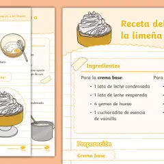 Receta para preparar un delicioso suspiro limeño peruano, con ingredientes y pasos para el merengue y la crema base.