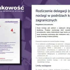 Ile wynosi ryczałt za nocleg? Sprawdź, ile możesz odzyskać