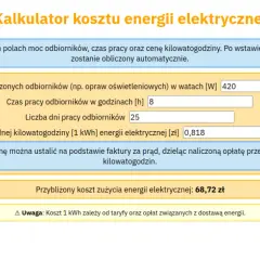 Jak obliczyć rachunek za prąd 2026? Kalkulator, stawki, taryfy