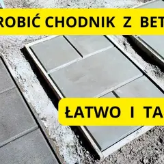 Jak zrobić chodnik z betonu - uniknij typowych błędów i oszczędzaj czas