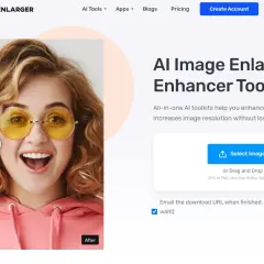 Zobacz, jak łatwo powiększyć zdjęcie! Strona AI Image Enlarger oferuje narzędzia do poprawy jakości i rozdzielczości obrazów.