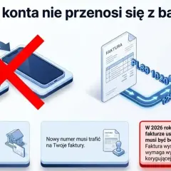 W Polsce nie przeniesiesz numeru konta. Otrzymasz nowy IBAN, który musi trafić na faktury. Od 2026 r. numer konta na fakturze KSeF musi być bezbłędny.