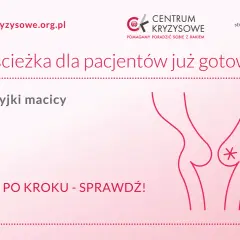 Nowa ścieżka dla pacjentów: rak szyjki macicy. Poznaj objawy i dowiedz się, jak działać krok po kroku.