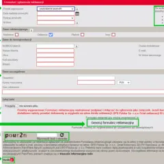Formularz reklamacyjny DPD – zgłoś szkodę, wpisz dane, opisz zawartość i wartość paczki, załącz dokumenty, wygeneruj i wyślij.