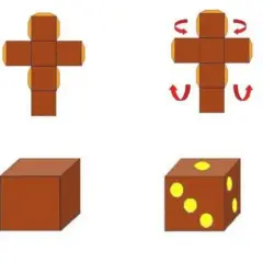 Jak zrobić kostkę do gry? DIY krok po kroku papier, 3D
