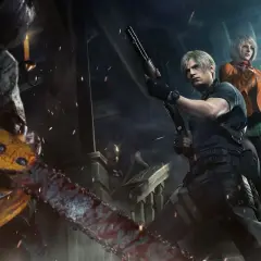 Leon i Ashley uciekają przed piłą mechaniczną w Resident Evil 4 Remake - premiera gry już wkrótce!