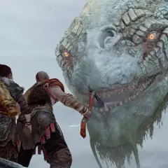 Kratos i Atreus stają naprzeciw ogromnego węża. Czy będzie kolejna część God of War?