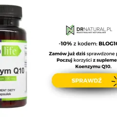 Suplement diety Koenzym Q10 100 mg. Odkryj korzyści z suplementacji koenzymem Q10 na co dzień. Zamów z rabatem!