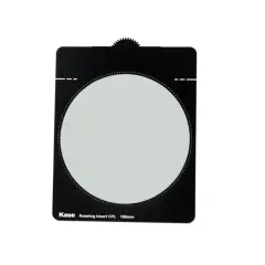 Kase Rotating Insert CPL 100mm. Ten filtr cpl zastosowanie ma w fotografii krajobrazowej, redukując odblaski i poprawiając nasycenie kolorów.