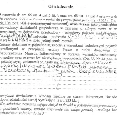 Oświadczenie kiedy auto zostało sprowadzone - jak uniknąć problemów prawnych