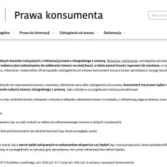 Konsument nie ponosi kosztów reklamacji towaru. Sprzedawca pokrywa koszty naprawy, wymiany, a także transportu. To część praw konsumenta wynikających z rękojmi.