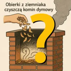 Czy obierki z ziemniaków czyszczą komin? Ekspert wyjaśnia!