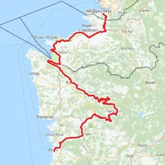 Trasa rowerowa Alpe-Adria wije się przez malownicze wybrzeże i wzgórza Istrii, łącząc Umag, Pazin i Buzet.
