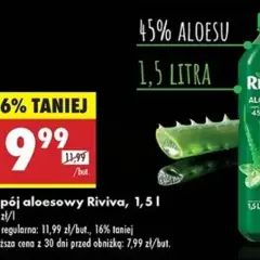 Napój aloesowy Biedronka - sprawdź skład, cenę i promocje Riviva