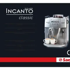 Saeco Incanto Classic. Instrukcja odkamieniania ekspresu do kawy. Zobacz, jak prawidłowo przeprowadzić proces odkamieniania.