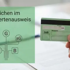 Merkzeichen im Behindertenausweis, wichtig für Menschen mit demenz und schwerbehinderung.