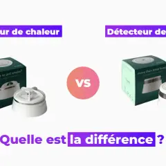 Détecteur de chaleur vs. détecteur de fumée. Comprendre la différence entre ces alarmes est crucial pour votre sécurité.