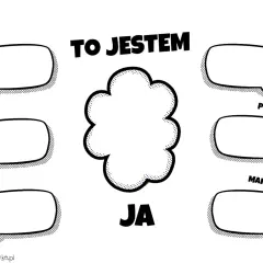 Karta pracy dla przedszkola "To jestem ja". Dzieci mogą opisać swoje emocje, marzenia, myśli i potrzeby.