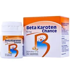 Beta karoten Chance 10 mg na co? Suplement diety w tabletkach, wspiera zdrowie skóry i oczu. Opakowanie zawiera 50 tabletek.