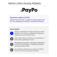 PayPo: kup teraz, zapłać za 30 dni bez kosztów. Jak działa PayPo? Wybierz płatność, podaj dane, poczekaj na decyzję i potwierdź SMS-em.