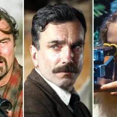 Leonardo DiCaprio med gevär, Daniel Day-Lewis med mustasch och en ung kvinna med hjärtformade solglasögon – scener från Paul Thomas Andersons filmer.