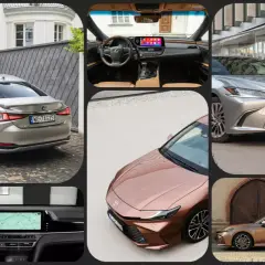 Lexus ES i Toyota Camry – eleganckie sedany, jeden luksusowy, drugi z dynamicznym wnętrzem.