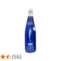 Megachef fisksås, en premium ansjovissås i en blå flaska. Perfekt för dig som söker glutenfri fisksås.