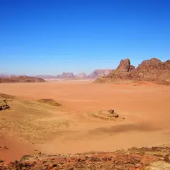 Pustynia Wadi Rum w Jordanii