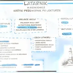 Latarnik streszczenie: mapa myśli o lekturze Henryka Sienkiewicza. Czas akcji: lata 70. XIX wieku. Miejsce: Aspinwall w Panamie. Bohater: Skawiński.