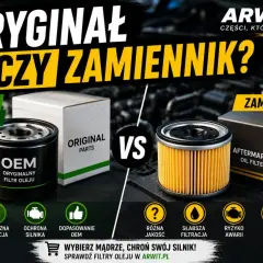 Porównanie filtrów oleju: oryginalny vs zamiennik. Jakie filtry przy wymianie oleju wybrać, by chronić silnik?