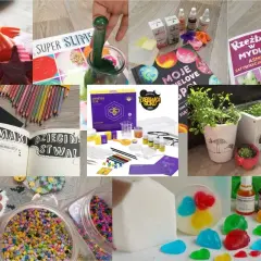 Kolorowe koraliki, mydełka, zestawy do slime'a i książki – mnóstwo pomysłów DIY dla dzieci na kreatywne zabawy!