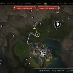 Mapa Hogwarts Legacy. Podążaj ścieżką przez Zakazany Las, odkrywając duch naszej miłości do tego świata.