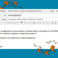 Jak napisać e-mail z CV? Skuteczne wskazówki i wzory