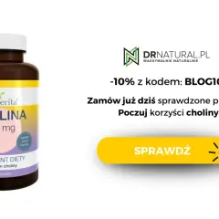 Suplement diety z choliną 500 mg. Dowiedz się, co to cholina i poczuj jej korzyści. -10% z kodem BLOG10.