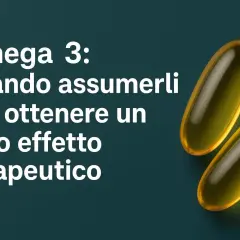 Omega 3: quando assumerli per un vero effetto terapeutico. Due capsule gialle su sfondo scuro, ideali per il benessere prima di dormire.