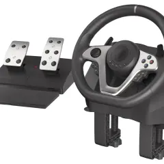 Kierownice do Xbox One z pedałami, gotowe do wyścigów.