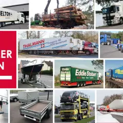 Vielfältige Auflieger: Kühltransporter, Holztransporter, Tankwagen, Autotransporter und mehr. Was ist ein Auflieger? Ein Anhänger ohne Vorderachse, der von einem LKW gezogen wird.
