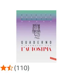 Copertina di "Quaderno d'esercizi per l'autostima", utile per la psicoterapia e per migliorare la propria autostima.