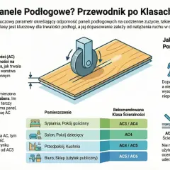 Przewodnik po klasach ścieralności paneli podłogowych. Wybierz odpowiednią klasę AC do pomieszczenia, by podłoga służyła latami.