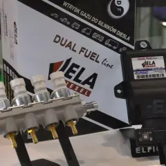 System DUAL FUEL line do diesla pozwala na montaż gazu. Zestaw zawiera wtryskiwacze i sterownik.
