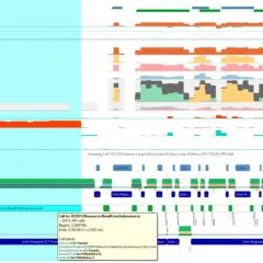 Analiza wydajności gry z wykorzystaniem DirectX 12. Widoczne wywołania API, wątki i metryki GPU.