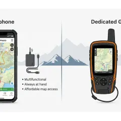 Porównanie smartfona z mapami i dedykowanego GPS. Dowiedz się, jak działa kompas w praktyce, porównując funkcje i wytrzymałość.