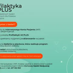 Jak skorzystać z Profilaktyki 40 PLUS? Badania, skierowanie, gdzie zrobić