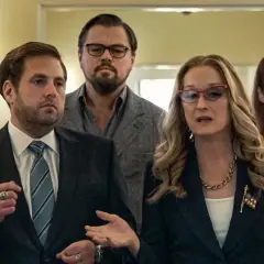 Nie patrz w górę obsada: Jonah Hill, Leonardo DiCaprio, Meryl Streep i Jennifer Lawrence w filmie o katastrofie.