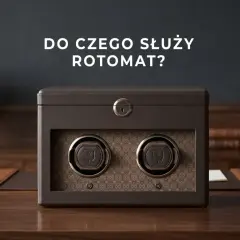 Elegancki rotomat na dwa zegarki, który dba o ich nienaganny chód. Czy rotomat jest potrzebny? Tak, dla kolekcjonerów i miłośników czasomierzy.