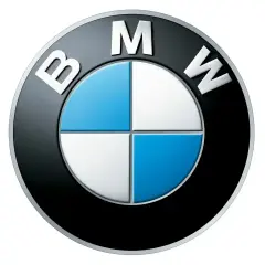 Logo BMW, znany skrót od Bayerische Motoren Werke, z charakterystycznymi niebiesko-białymi ćwiartkami.