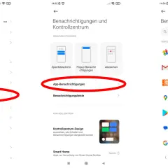 Einstellungen: Benachrichtigungen und Kontrollzentrum. Hier kann man App-Benachrichtigungen deaktivieren.