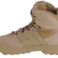 Beżowy but taktyczny adidas GSG 9.3, idealny na trudny teren.